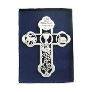  First Communion Symbol Message Cross   5 inches