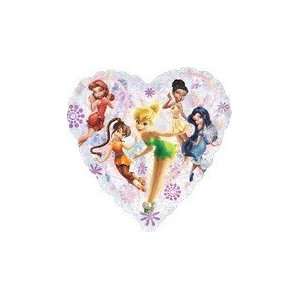  18 Disney Fairies Love Holographic   Mylar Balloon Foil 