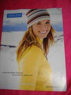 ATHLETA girls teen sports fashion catalog 2009 Winter Preview