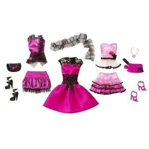  Barbie My Fab Life Fashions   Pink Party Set Toys & Games