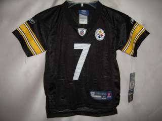 Steelers Ben Roethlisberger B EQP NFL Toddle Jersey 3T  