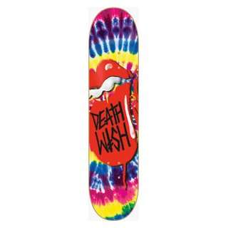  Deathwish Skateboards Death Tongue Deck 8.0 Tie Dye 