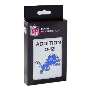  NFL Detroit Lions Addition Flash Cards