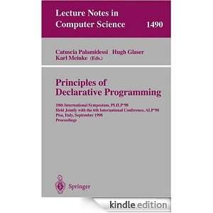 Principles of Declarative Programming 10th International Symposium 