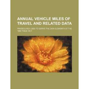  Annual vehicle miles of travel and related data 
