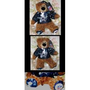 DALLAS COWBOYS FOOTBALL~HOODIE BEAR~8 1/2~ADORABLE~NEW WITH TAG