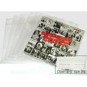  500 Plastic Oversize RESEALABLE Outer Sleeves for 12 