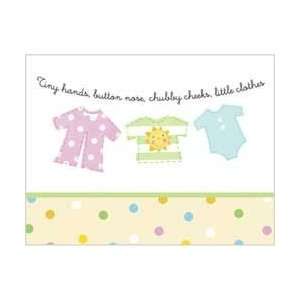  Baby Clothes Baby Shower Invitations 8 Pack