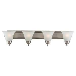  By Seagull Lighting 44238 962 Linwood Brushed Nickel Four 