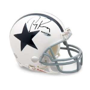Tony Romo Autographed Dallas Cowboys Thanksgiving Throwback Mini 