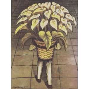  Diego Rivera   Man Carrying Calla Lillies