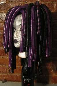 Dreads Purple Cyber Goth Rave Cosplay Wig Cyberlox  