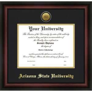  Arizona State University Gold Embossed Medallion Diploma 