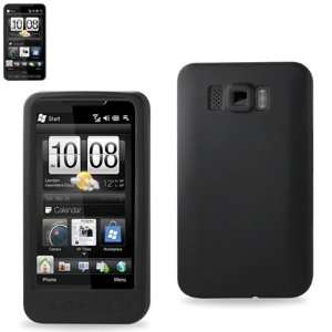  Silicone Case 01 HTC HD2 T8585 Black with Screen Protector 