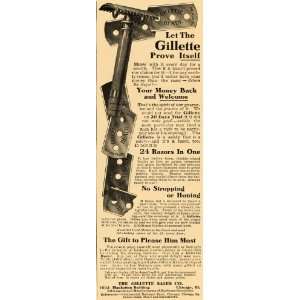  1904 Vintage Ad Gillette Razor Blades Shaving Original 