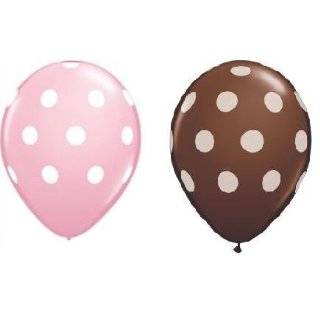 Cupcake Pink and Brown Birthday Party balloons Decorations Supplies 
