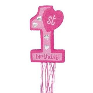  1st Birthday Pink Cupcake Pinata Toys & Games
