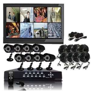  Angel 8 Channel H.264 DVR Complete System Kit with IR 