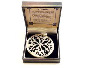 SCOTLAND Celtic Pewter ORDER OF THE THISTLE Brooch Pin    