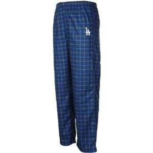  L.A. Dodgers Youth Plaid Pajama Pants   Royal Blue Sports 