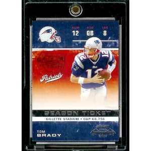  2007 Playoff Contenders # 59 Tom Brady   New England Patriots   NFL 
