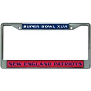   New England Patriots 2011 AFC Conference Champions Laser Chrome Frame