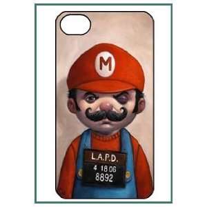 Mario Game iPhone 4 iPhone4 Black Designer Hard Case Cover 