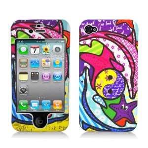   RUBBER IMAGE CASE, PIZATO DESIGNS DOLPHINS Cell Phones & Accessories