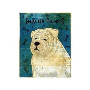  John Golden   English Bulldog Canvas