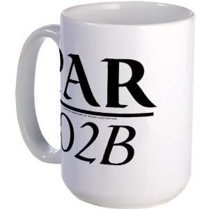  O2B Under Par Golf Large Mug by  