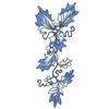 Embroidery Machine Designs CD VICTORIAN BLUE CHRISTMAS  