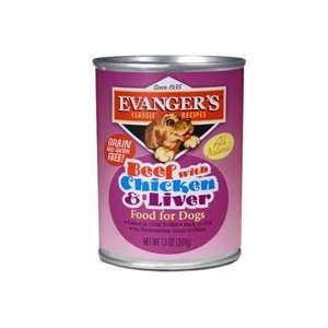  Evangers Classic Recipes Grain Beef with Chicken & Liver 