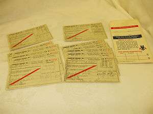 AMERICAN AIRLINES 1950S VINTAGE AIRLINE TICKETS A LOT OF 13 ITEMS 