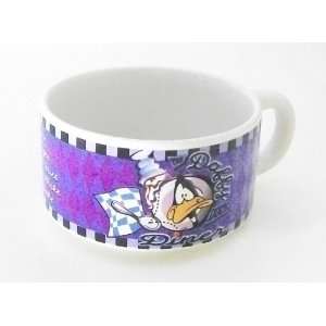  Daffy Duck Diner Ceramic Soup Mug 1998