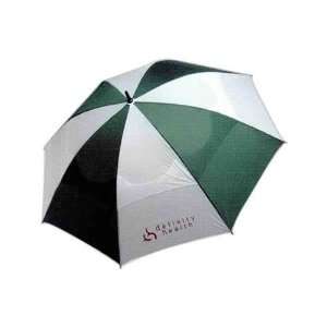 Wind resistant umbrella with rubber grip and sheath, 62.  