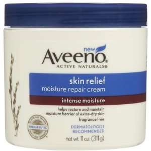  Aveeno Skin Relief Moisturizing Cream 11 oz (Quantity of 4 
