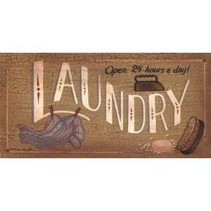 24 Hour Laundry by Becca Barton 20x10 