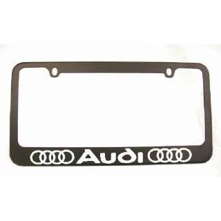  Audi License Plate Frame with Logo Chrome Automotive