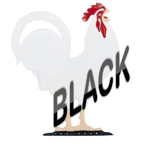  30 Traditional Directions ROOSTER Weathervane in Black 