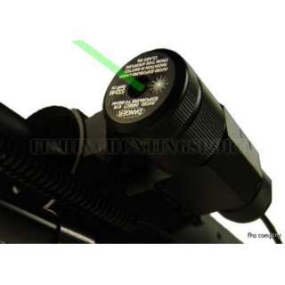 Mid Size 3.5 inch Green Laser Sight Picatinny Mount  