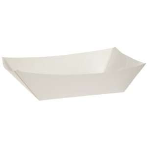 Dixie KL300W8 3 Pounds White Polycoated Paper Food Tray (2 packs of 