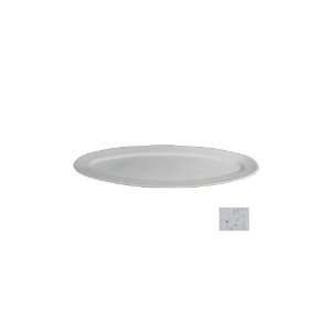   Double Fish Oval Platter, Marble White   PO014MW