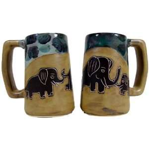   Cup Collectible Beer Stein Mugs   Elephant Design