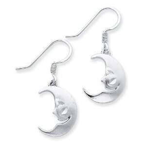  Sterling Crescent Moon Earrings Jewelry