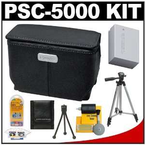  Canon PowerShot PSC 5000 Deluxe Leather Case (Black 