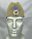   BULGARIAN ARMY OFFICER UNIFORM MILITARY GREEN CAP HAT&COCKADE BADGE
