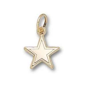  Dallas Cowboys Star 3/8 Charm   14KT Gold Jewelry 