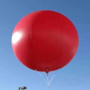  8 Foot Red Advertising Blimp / Sphere Balloon Office 