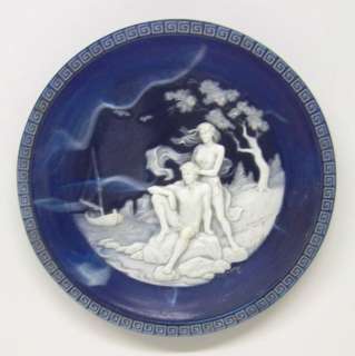   Isle of Calypso  Third Issue in Solid Lapis Blue Incolay Cameo Stone