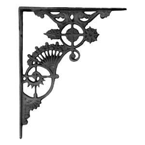 Ornate Cast Iron Shelf Bracket   11 x 9 